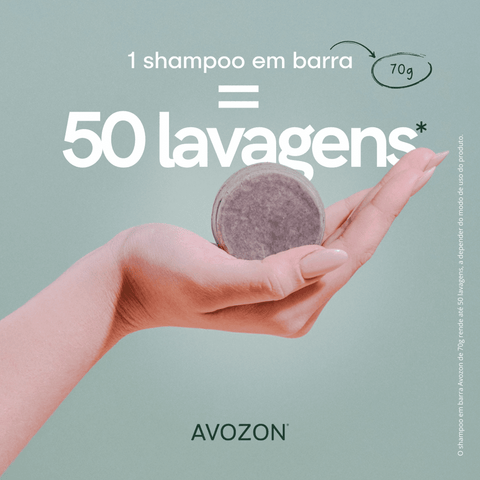 Shampoo em barra 70g