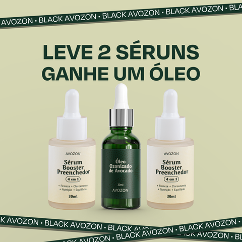 Compre 2 Sérum Facial, Leve 1 Óleo de Avocado Ozonizado