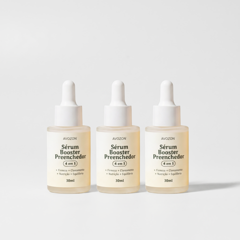 Kit Sérum Facial Booster Preenchedor - 3 unidades