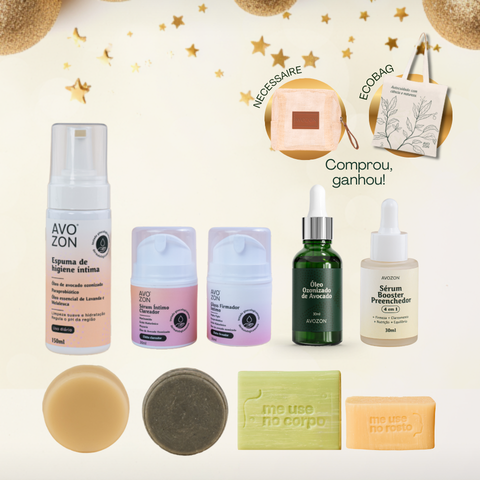 Kit Avozon Completo + BRINDE Necessaire Avozon + BRINDE Ecobag Avozon