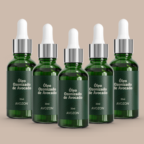 Combo Óleo de Avocado Ozonizado - 5 unidades