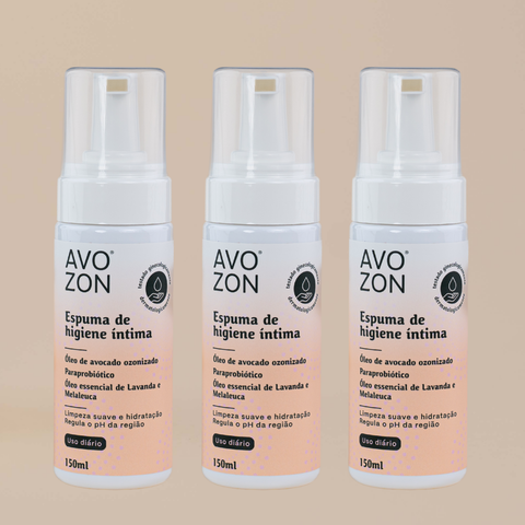 Trio Sabonete Íntimo em Espuma 150ml