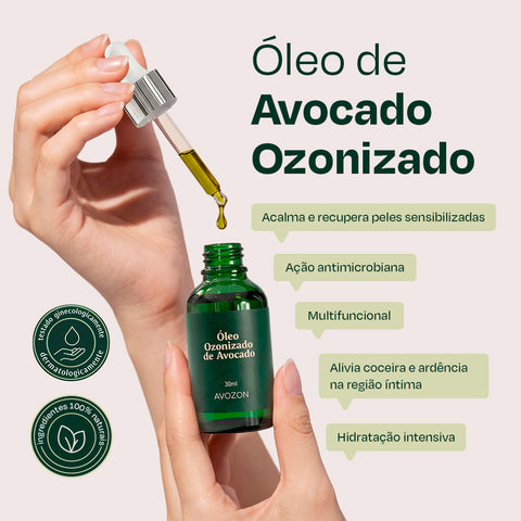 Óleo de Avocado Ozonizado 30ml