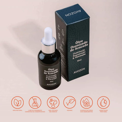 Óleo de Avocado Ozonizado 30ml - Avozon
