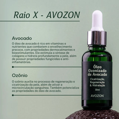 Óleo de Avocado Ozonizado 30ml